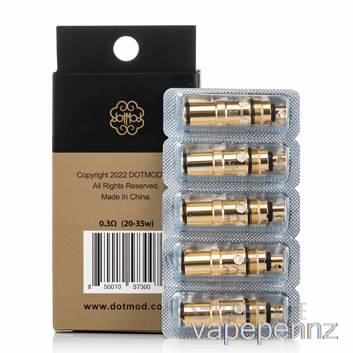dotmod dotAIO Replacement Coils 0.3ohm SS316L Mesh Coils VAPE NZ